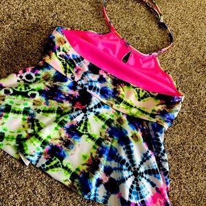 Swim top, girls, size 12/14